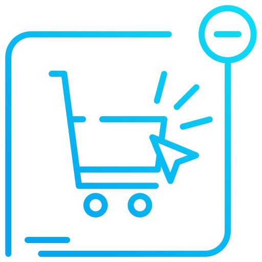 Icon of a shopping cart.